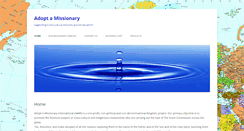 Desktop Screenshot of adopt-a-missionary.org